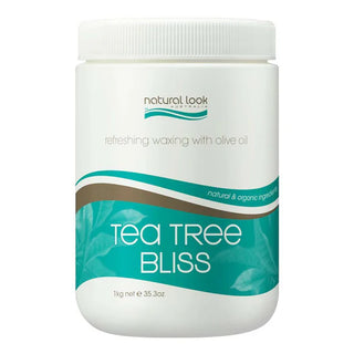 Natural Look Wax Refreshing Unisex Olive Oil Tea Tree Bliss - MV hair and beauty