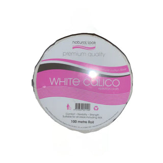 Natural Look White Calico Epilation Cloth Strips - MV hair and beauty