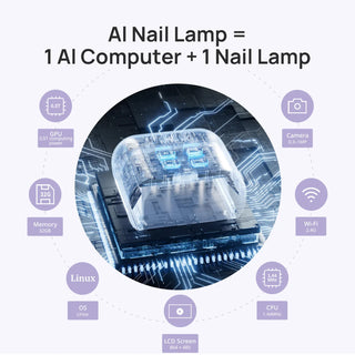 O NAIL Skin Health No.1 AI Nail Lamp - MV hair and beauty