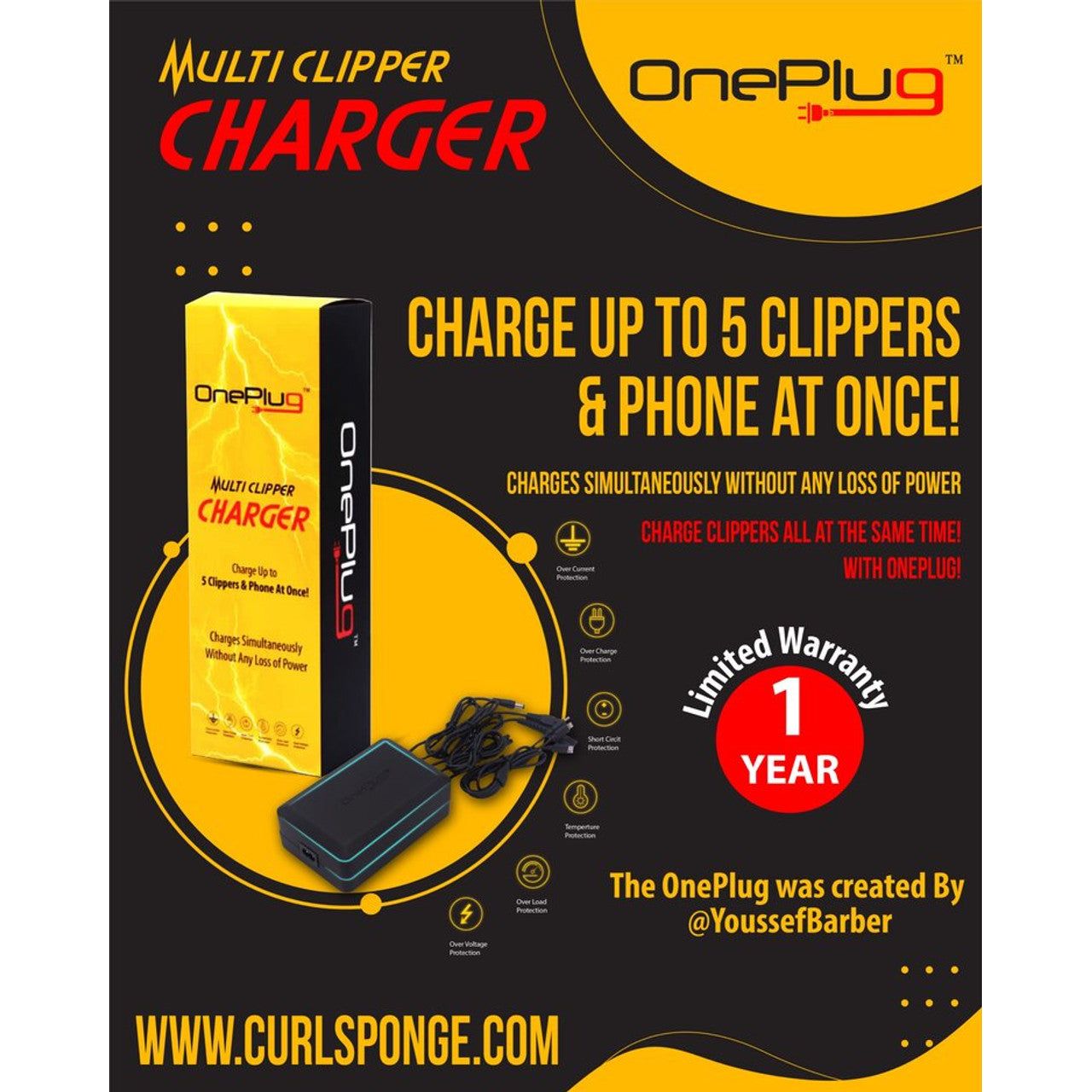 ONE PLUG MULTICLIPPER CHARGER - MV hair and beauty