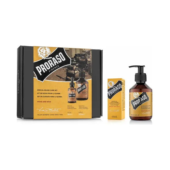 PRORASO BEARD DUO WOOD & SPICE