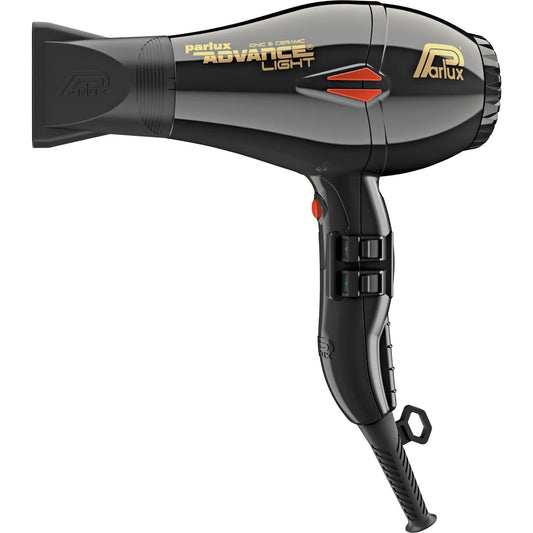 Parlux Advance Light Ceramic and Ionic Hair Dryer - Black - MV hair and beauty