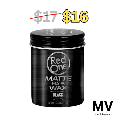 RedOne Hair Wax Matte Look Black 100ml - MV hair and beauty