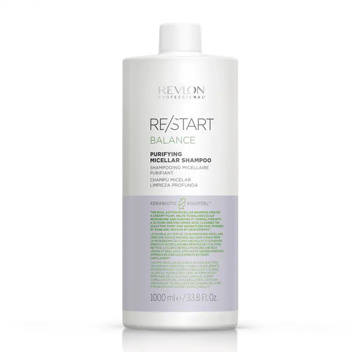 Revlon RESTART Balance Purifying Micellar Shampoo - MV hair and beauty