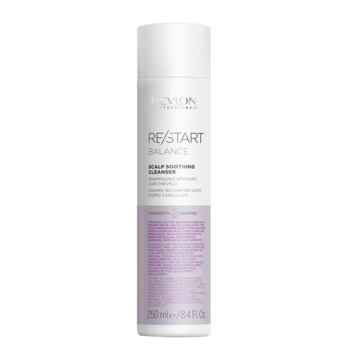 Revlon RESTART Balance Scalp Soothing Cleanser 250ml - MV hair and beauty