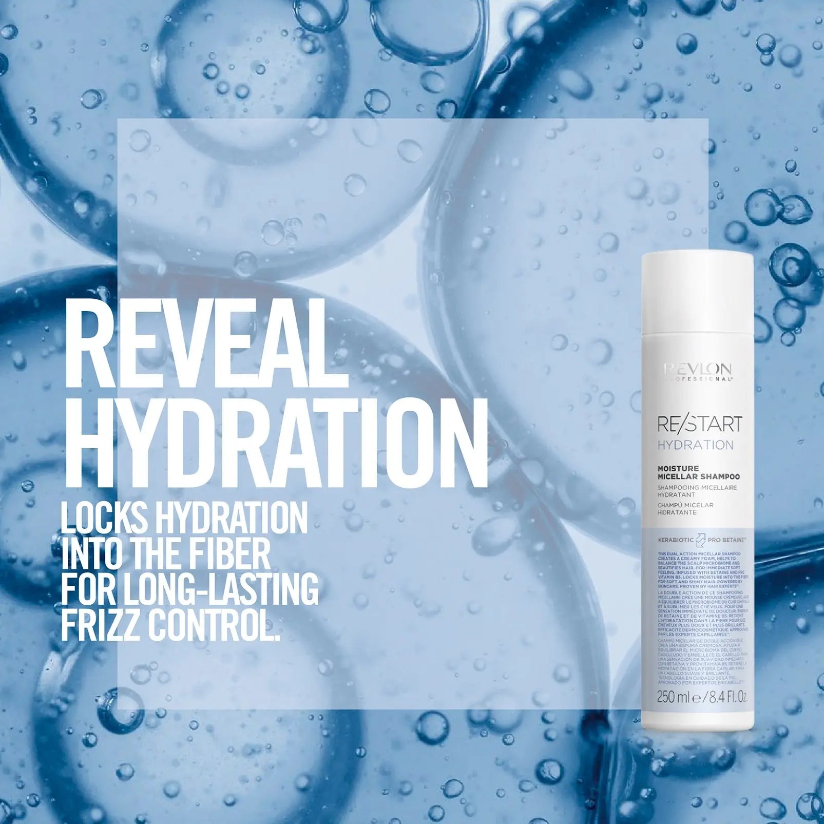 Revlon RESTART Hydration Moisture Micellar Shampoo - MV hair and beauty