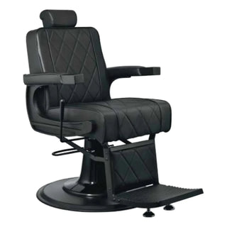 SALON & CO Black Hex Barber Chair - MV hair and beauty