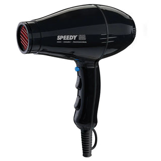 Speedy 5000 Compact Ionic & Ceramic Professional Hairdryer - Black - MV hair and beauty