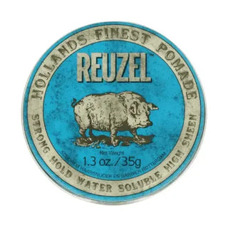 Reuzel Blue Strong Hold Pomade - MV hair and beauty