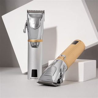 Silver Bullet Grenadier Metal Hair Clipper Silver - MV hair and beauty