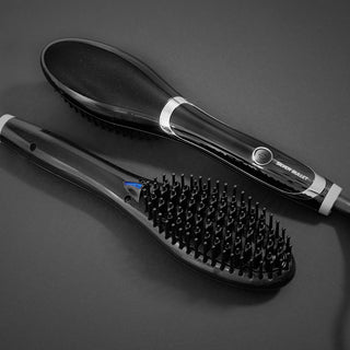 Silver Bullet Hybrid Straightening Brush - MV hair and beauty