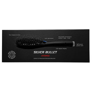 Silver Bullet Hybrid Straightening Brush - MV hair and beauty