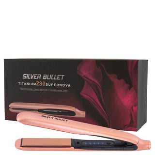 Silver Bullet Titanium 230 Supernova Hair Straightener (Rose Gold) - MV hair and beauty