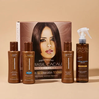 "Smooth Hair Bundle: Brazilian Keratin Kit + Gradual Serum" - MV hair and beauty