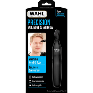 Wahl Precision Ear Nose Eyebrow Nasal Wet & Dry Battery Hair Travel Trimmer - MV hair and beauty