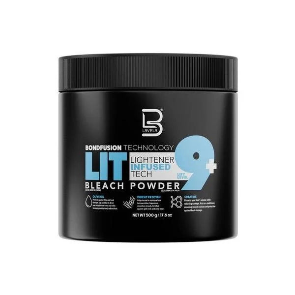 L3vel3 Lit Lightener Bleach Powder Level 9+ 500g 17.6oz