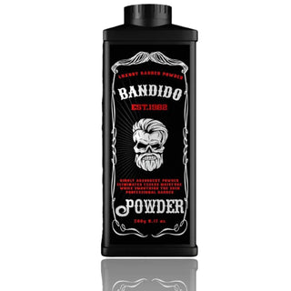 Bandido Barber Talc Powder 260gr | Hairdresser Talcum Powder - MV hair and beauty