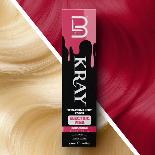 Level3 Electric Pink Semi-Permanent Colour 100ml