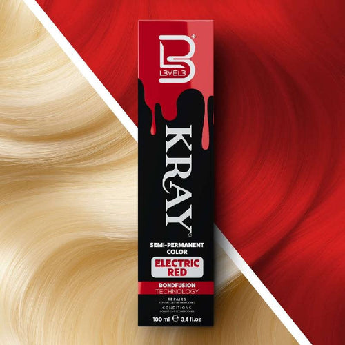 Level3 Electric Red Semi-Permanent Colour 100ml