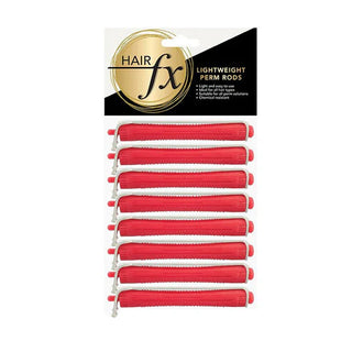 Hair FX Lightweight Perm Rods 10mm Hot Pink 8pc - MV hair and beauty