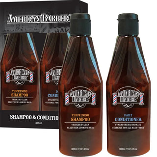 American Barber Thickening Shampoo & Conditioner Duo - MV hair and beauty