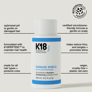 K18 Damage Shield pH Protective Shampoo 250mL - MV hair and beauty