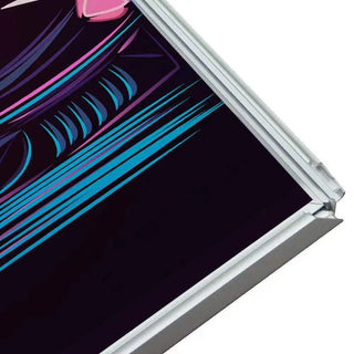 LED light boxes Aluminum alloy frame silver color - MV hair and beauty