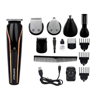 Silver Bullet Secret Service 11 in 1 Grooming Trimmer Kit